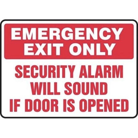 Accuform Exit Sign, Plastic, 14 in W, 10 in H MEXT561VP